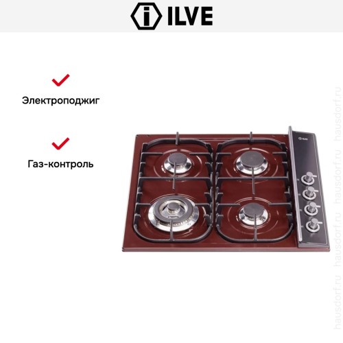 Варочная панель Ilve H360CV Burgundy купить в Москве и Санкт-Петербурге