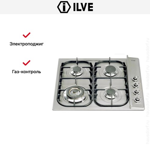 Варочная панель Ilve H360CV Stainless-Steel купить в Москве и Санкт-Петербурге