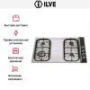 Варочная панель Ilve H380CV/ IX Stainless-Steel купить в Москве и Санкт-Петербурге