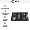Варочная панель Ilve H38PCNV графит купить в Москве и Санкт-Петербурге