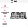 Варочная панель Ilve H391CV/ IX купить в Москве и Санкт-Петербурге