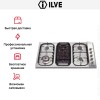 Варочная панель Ilve H39BCNV/ IX купить в Москве и Санкт-Петербурге