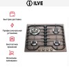 Варочная панель Ilve H60CNV окрашен под медь купить в Москве и Санкт-Петербурге