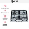 Варочная панель Ilve H60CNV Stainless-Steel купить в Москве и Санкт-Петербурге