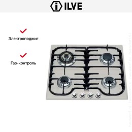 Варочная панель Ilve H60CV/ IX Stainless-Steel