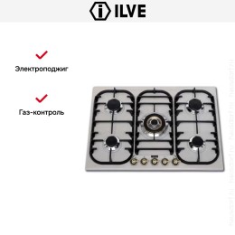 Варочная панель Ilve H70CNV Oatmeal