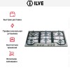 Варочная панель Ilve H906CNV/X купить в Москве и Санкт-Петербурге