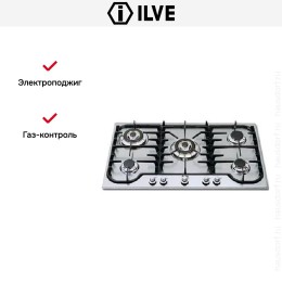 Варочная панель Ilve H90CCV/ IX
