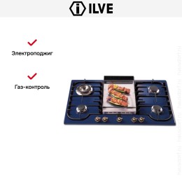 Варочная панель Ilve H90FCNV Blue