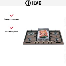 Варочная панель Ilve H90FCNV Ant/C