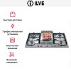 Варочная панель Ilve H90FCV/ X купить в Москве и Санкт-Петербурге