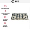 Варочная панель Ilve H90PCNV Ant/WH купить в Москве и Санкт-Петербурге