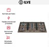 Варочная панель Ilve H90PCNV Ant/C купить в Москве и Санкт-Петербурге