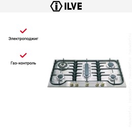Варочная панель Ilve H90PCNV/ X