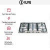 Варочная панель Ilve H90PCNV/ X купить в Москве и Санкт-Петербурге