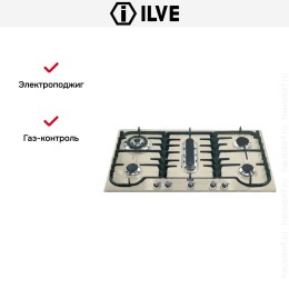 Варочная панель Ilve H90PCV Ant/WH