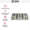 Варочная панель Ilve H90PCV Ant/WH купить в Москве и Санкт-Петербурге