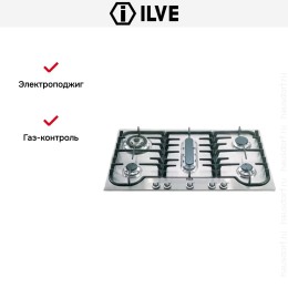 Варочная панель Ilve H90PCV/ X