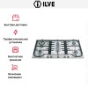 Варочная панель Ilve H90PCV/ X купить в Москве и Санкт-Петербурге