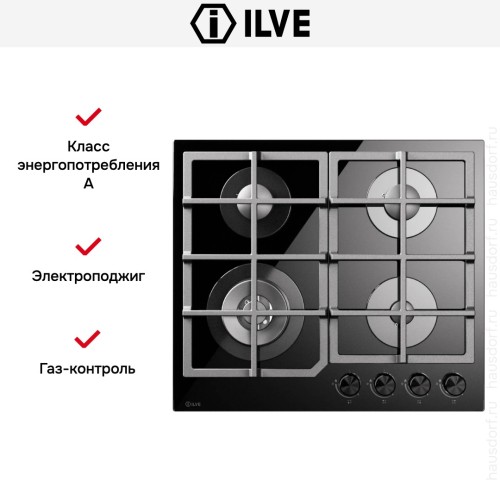 Варочная панель Ilve HCG60CK/BK купить в Москве и Санкт-Петербурге