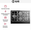 Варочная панель Ilve HCG75SCK/BK купить в Москве и Санкт-Петербурге