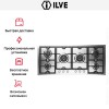 Варочная панель Ilve HCPMT125DD/SS купить в Москве и Санкт-Петербурге