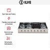 Варочная панель Ilve HP120-BD купить в Москве и Санкт-Петербурге