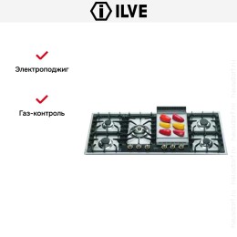 Варочная панель Ilve HP125FCN