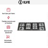 Варочная панель Ilve HP125PCN купить в Москве и Санкт-Петербурге