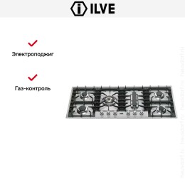 Варочная панель Ilve HP125PC