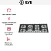 Варочная панель Ilve HP125PC купить в Москве и Санкт-Петербурге