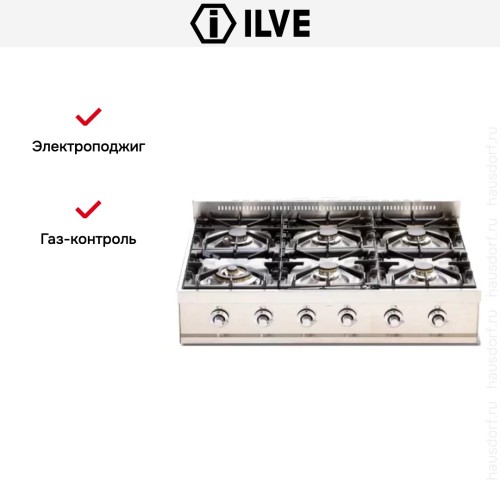 Варочная панель Ilve HP90-6D купить в Москве и Санкт-Петербурге