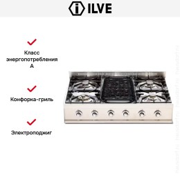 Варочная панель Ilve HP90-BD