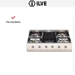 Варочная панель Ilve HP90-BD