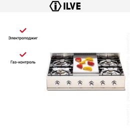 Варочная панель Ilve HP90-FD