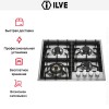 Варочная панель Ilve HP 65C/SS купить в Москве и Санкт-Петербурге