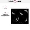 Электрическая варочная поверхность KRONA BRILLARE 60 BL