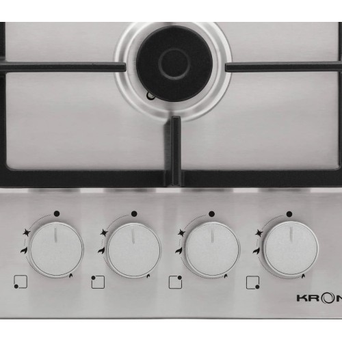 Газовая варочная панель KRONA NEBEL 60 IX W