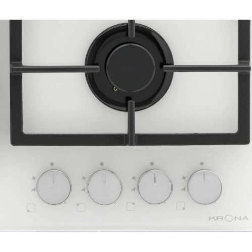 Газовая варочная панель KRONA NEBEL 60 WH W
