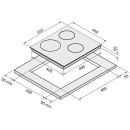 Индукционная варочная панель Krona VENTO 45 IV B