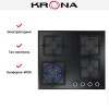 Газовая варочная поверхность KRONA CALORE 60 BL