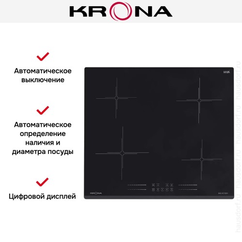 Индукционная варочная панель Krona FARBE 60 BL