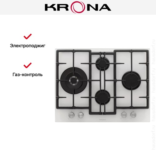 Варочная панель KRONA PRISMA 67/60 WH
