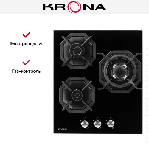 Варочная поверхность KRONA ALBERO 45 BL