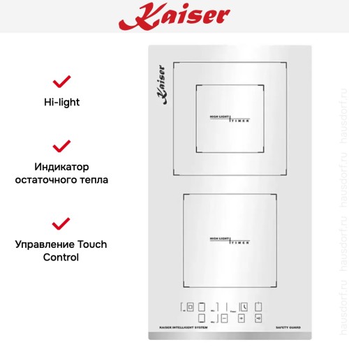 Электрическая варочная поверхность Kaiser KCT 3721 FW