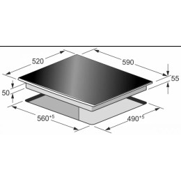 Индукционная варочная поверхность Kaiser KCT 6745 FI AD