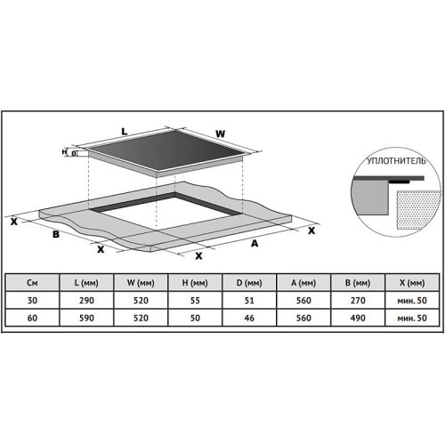 Электрическая варочная панель Korting HK 32001 B