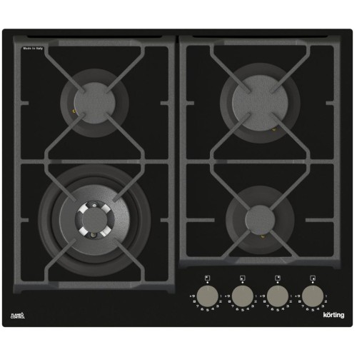 Газовая стеклянная варочная панель Korting HGG 6987 CTN FLC