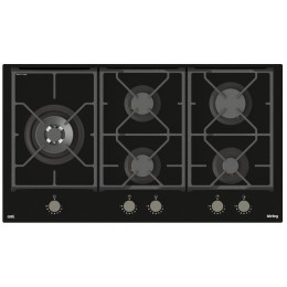 Газовая стеклянная варочная панель Korting HGG 9987 CTN FLC