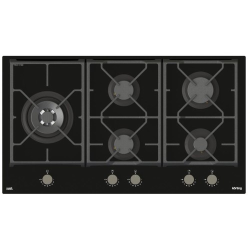 Газовая стеклянная варочная панель Korting HGG 9987 CTN FLC